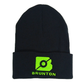 Black & Green Brunton Beanie