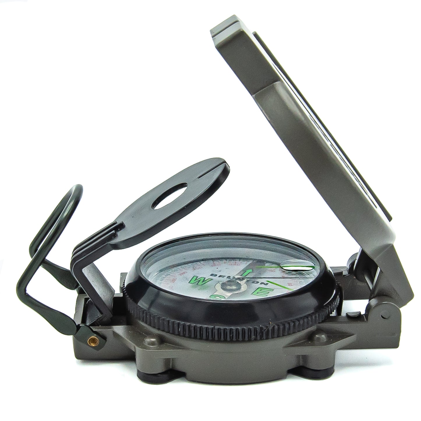 Lensatic Military-Style Compass - Damaged Packaging